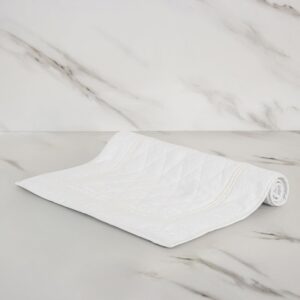 Килимче за баня Triplo Bourdon White/Milk
