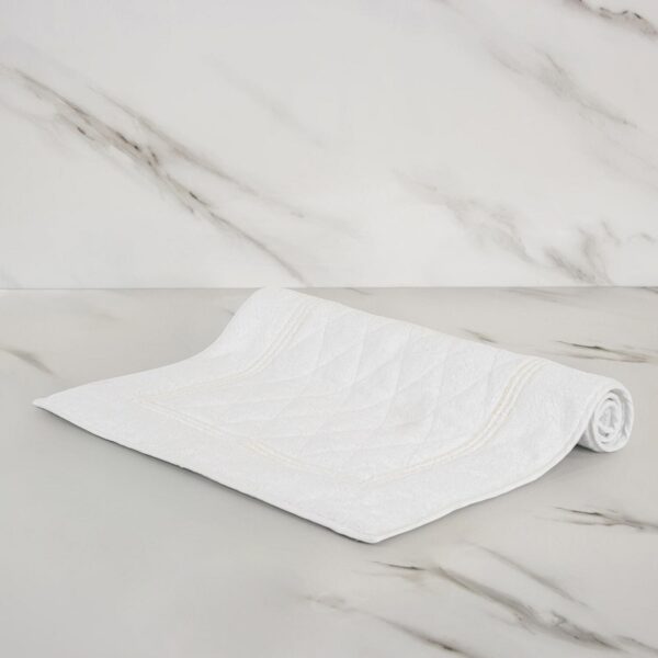 Килимче за баня Triplo Bourdon White/Milk