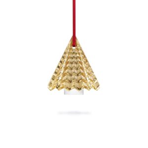 Коледна украса Annual Ornament 2022 Gold Baccarat