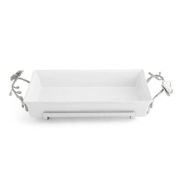 Съд за печене и сервиране White Orchid Casserole 3-quart