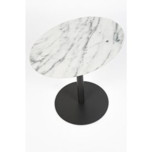 Помощна маса Snow Oval Marble Zuiver
