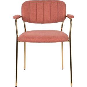 Стол Jolien Armchair Gold/Pink