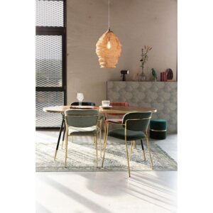 Стол Jolien Armchair Gold/Pink