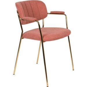 Стол Jolien Armchair Gold/Pink