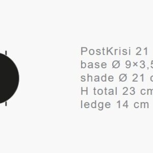 Аплик за стена PostKrisi W 21 Gold