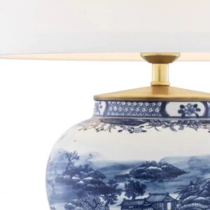 Настолна лампа Chinese Blue Eichholtz