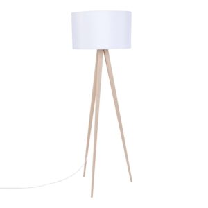 Стояща лампа Tripod Wood White Zuiver