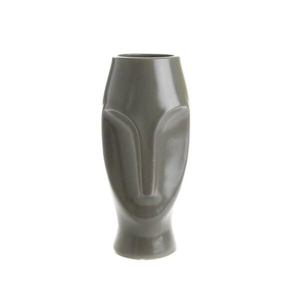 Ваза Moai Ceramic Dark Grey M