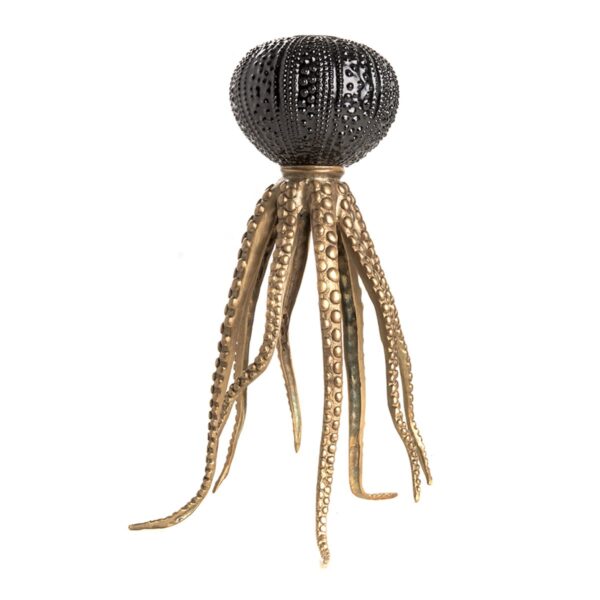 Свещник Octopus Bronze And Black