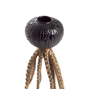 Свещник Octopus Bronze And Black S