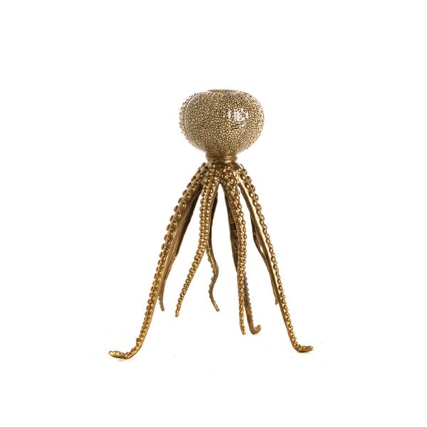Свещник Octopus Bronze S