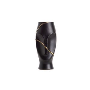 Ваза Maoi Ceramic Kintsugi Black M