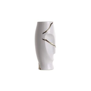 Ваза Maoi Ceramic Kintsugi White M