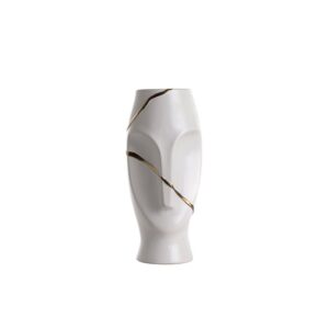 Ваза Maoi Ceramic Kintsugi White M