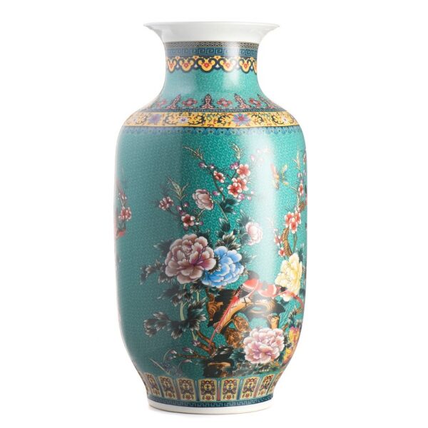 Ваза Tall Flowers Turquoise
