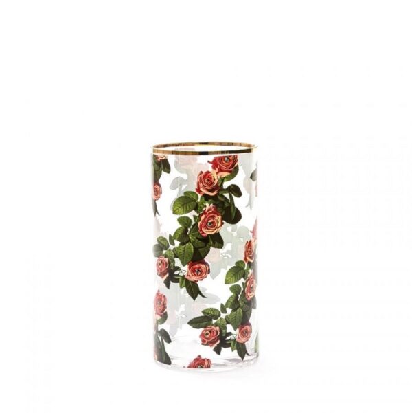 Ваза Glass Roses Cylindrical Medium Seletti