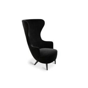 Кресло Wingback Black Oak Gentle 2 0193 Tom Dixon