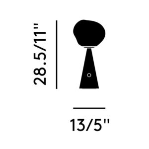 Настолна лампа Melt Portable LED Black Tom Dixon