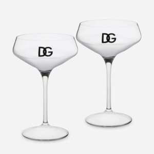 Сет от 2 бр. чаши за шампанско DG Logo Coupe Dolce&Gabbana
