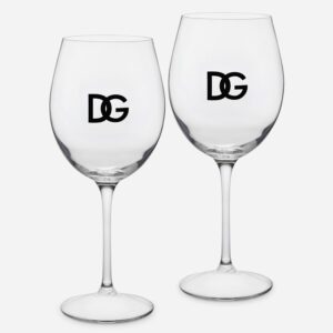 Сет от 2 бр. чаши за вино DG Logo Dolce&Gabbana