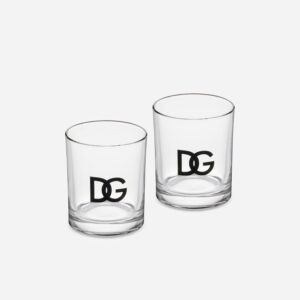 Сет от 2 бр. чаши за вода DG Logo Dolce&Gabbana