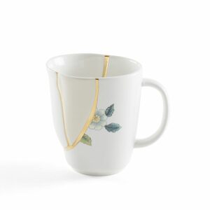 Чаша Kintsugi Mug Blue Flower Seletti
