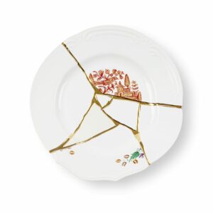 Чиния за основно Kintsugi Red Seletti