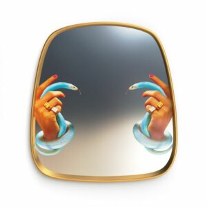 Огледало Gold Frame Hands with Snakes Seletti